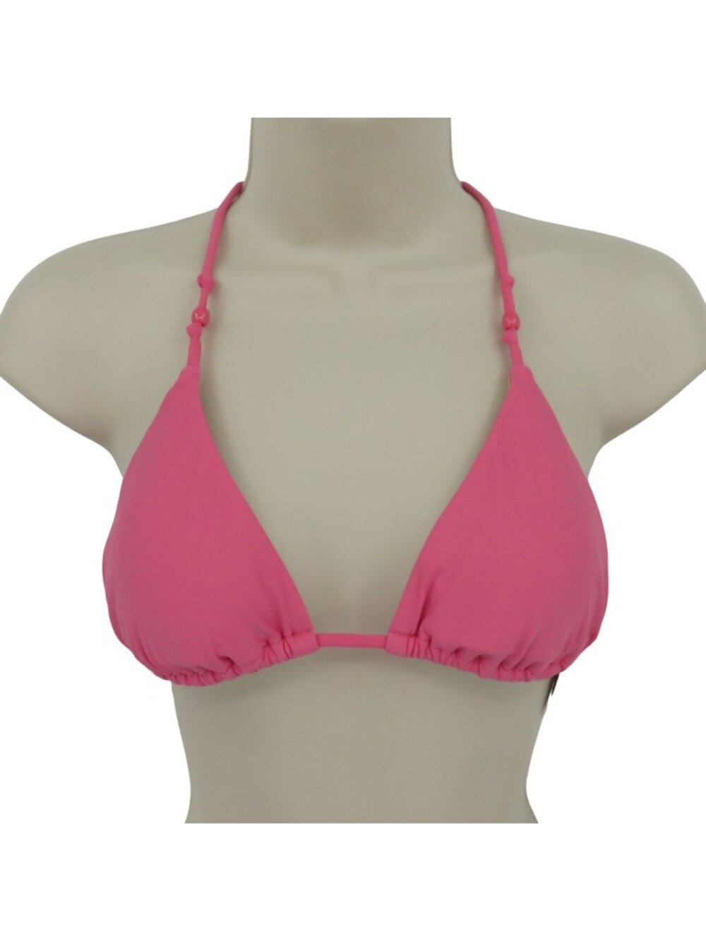 NEW J Crew Women Small BH519 Beaded String Bikini Top TRO Pink Removable Pads